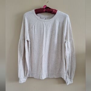 4/$15 SALE Knox Rose | Cream Long Sleeve Top Puffy Sleeve Sweater